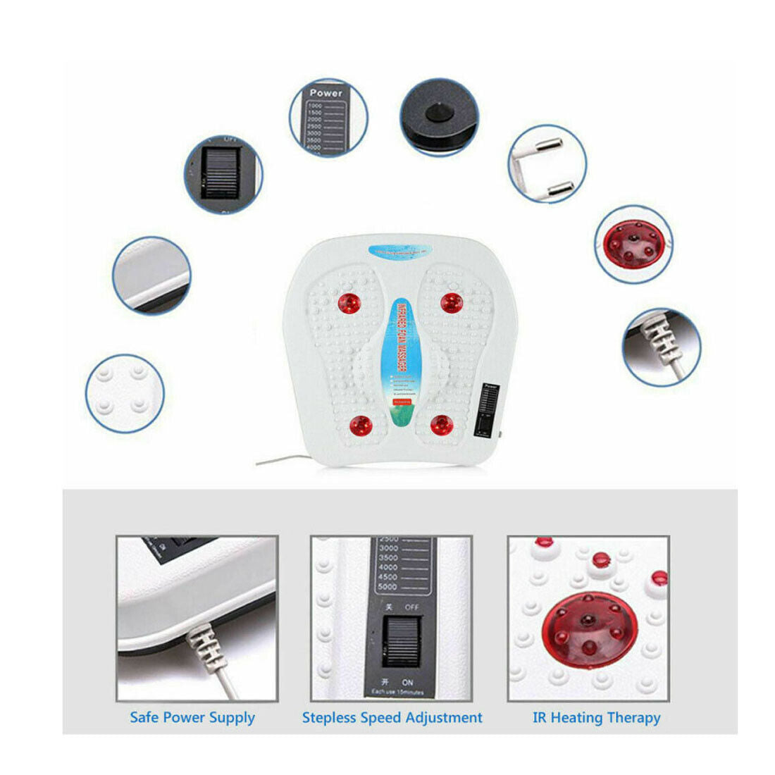 Infrared Heating & Vibration Foot Massager – photo 4