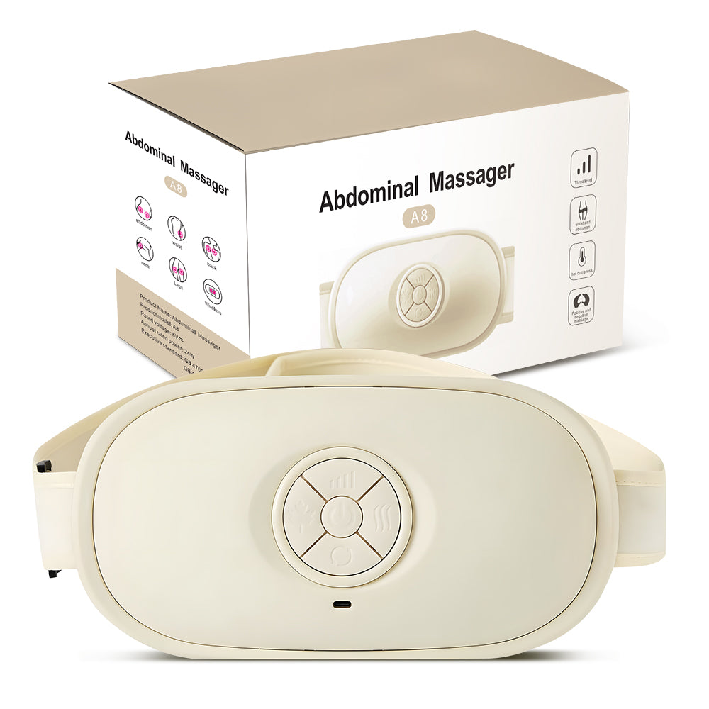 Smart Heating Massager  Human Hand Simulation Abdominal Massager  Red Light Heat Therapy Portable Home Use Ideal Gift Choice